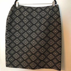 Kasper Black and white pencil skirt - 16 W